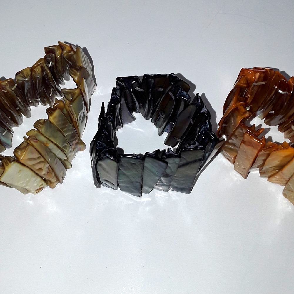 3 - Stretch Shell Bracelets